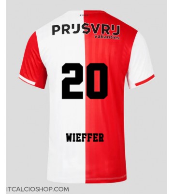 Feyenoord Mats Wieffer #20 Prima Maglia 2023-24 Manica Corta
